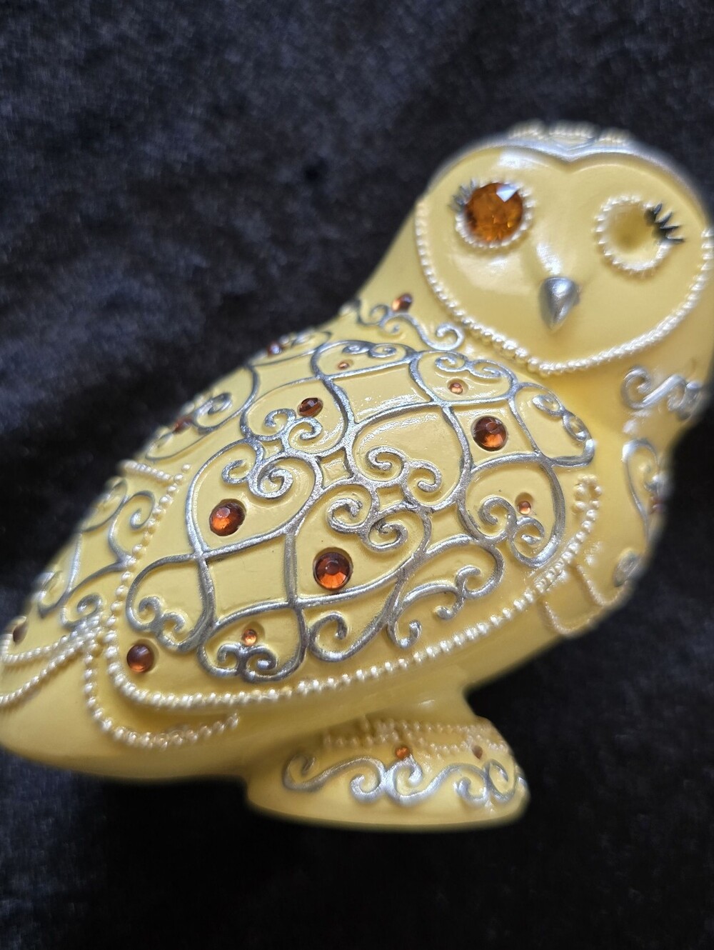 Thomas Kinkade Crystal Owls of Elegance Figurine "Elegant Vision" Low No. 0190